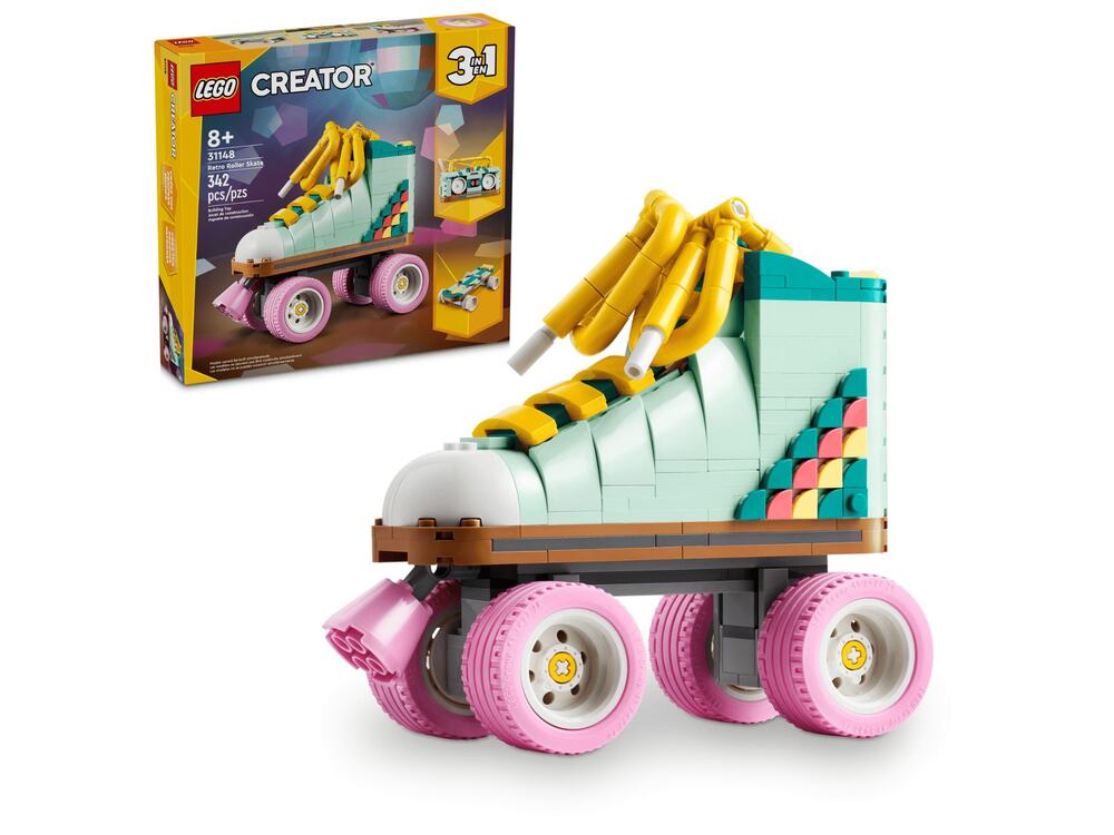 LEGO Creator 31148 RETRO Roller Skate 3 in 1 (Skateboard Boom Box) Building Set